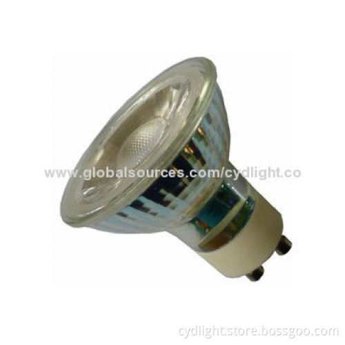 GU10 LED Bulb, Halogen Glass COB, 320lm Luminous Flux, 35W Replacement, 80Ra CRI